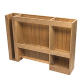 Whitecap 62402 Teak Dish/Cup/Paper Towel Rack